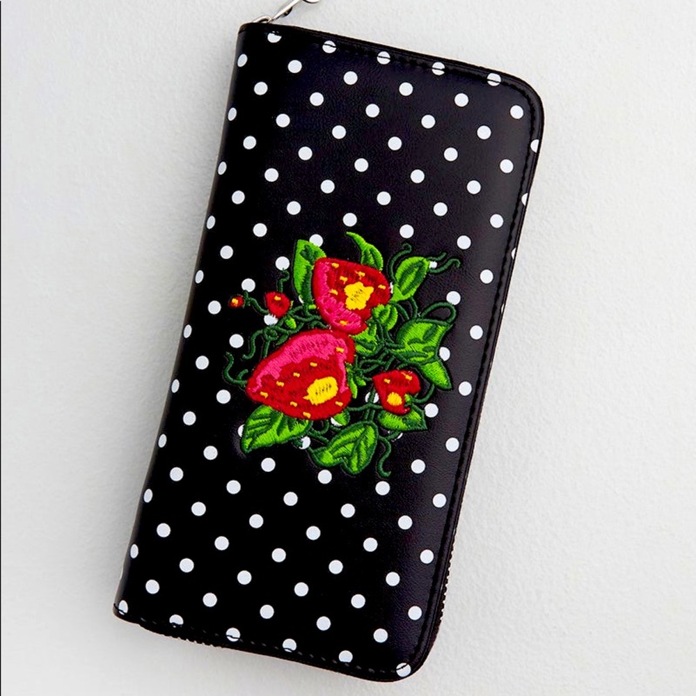 ModCloth Picking Wild Strawberries Wallet